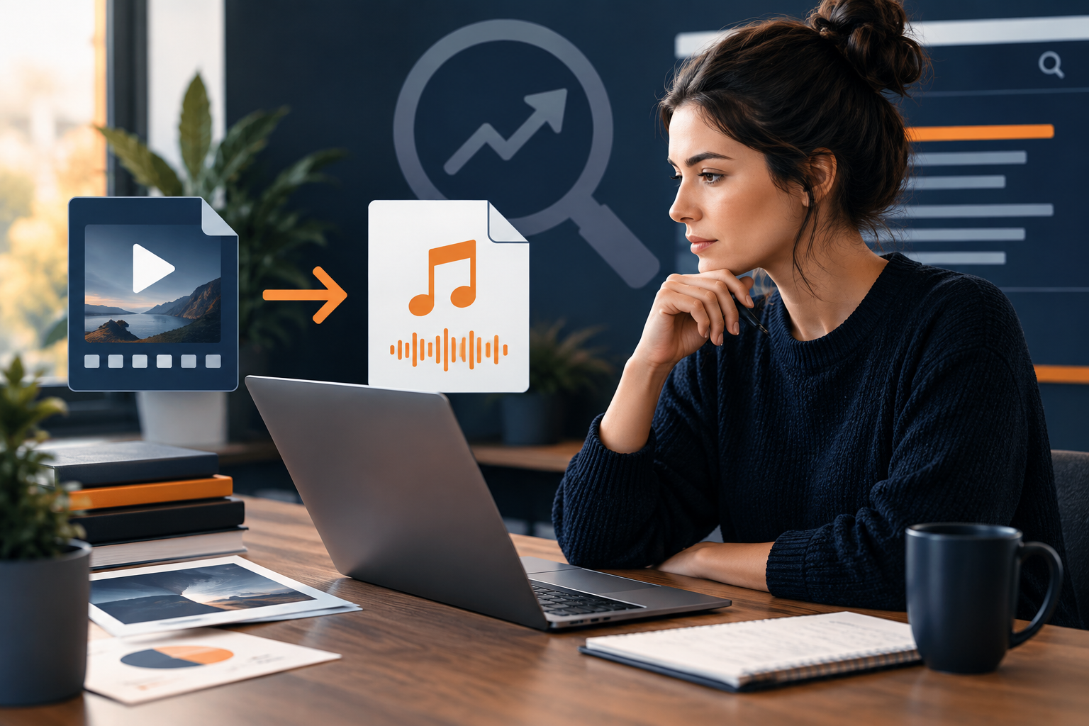 Converting video audio to an MP3 file