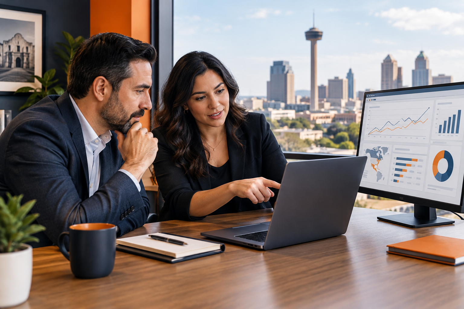 Business owner comparing SEO proposals and local search priorities